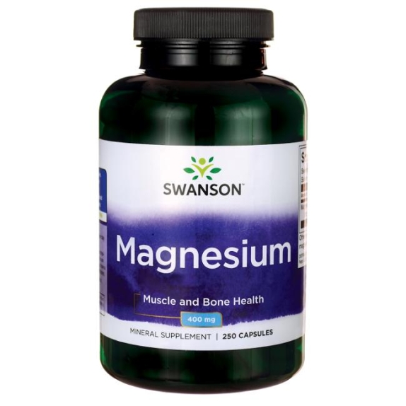 Swanson magnez (tlenek magnezu) 200 mg 250 kapsułek cena 39,90zł