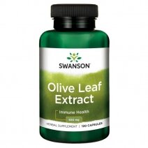 Swanson olive leaf extract 500 mg 120 kapsułek