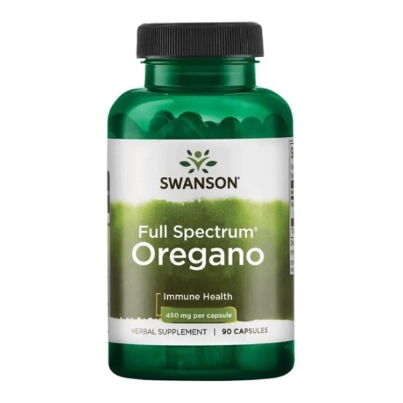 Swanson oregano 450 mg 90 kapsułek cena 27,60zł