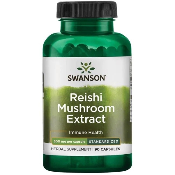 Swanson reishi mushroom extract 500 mg 90 kapsułek cena 49,90zł