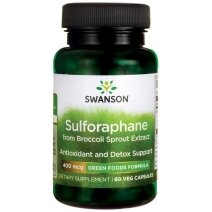 Swanson sulforafan (kiełki brokułu) 400 mcg 60 kapsułek