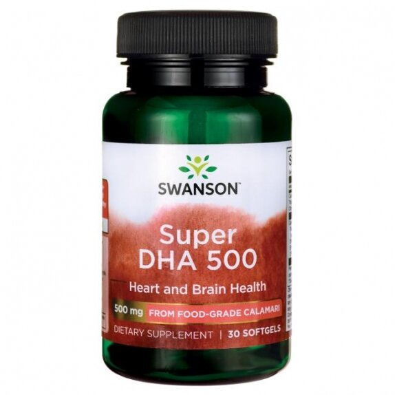 Swanson Super DHA 500 mg 30 kapsułek cena 42,90zł