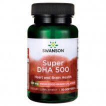 Swanson Super DHA 500 mg 30 kapsułek 