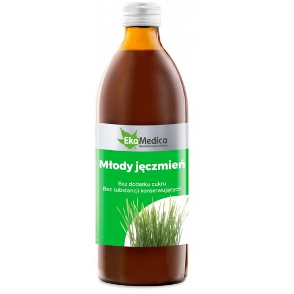 EkaMedica Sok z młodego jęczmienia 100% 500 ml  cena €6,34