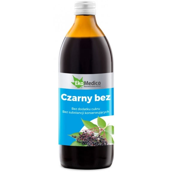 EkaMedica sok z bzu czarnego 0,5 litr cena 21,99zł