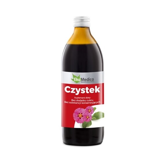 EkaMedica sok z czystka 500 ml cena 27,65zł