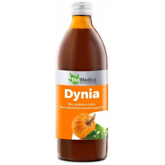 Sok z dyni 100% 500 ml EkaMedica cena 23,52zł