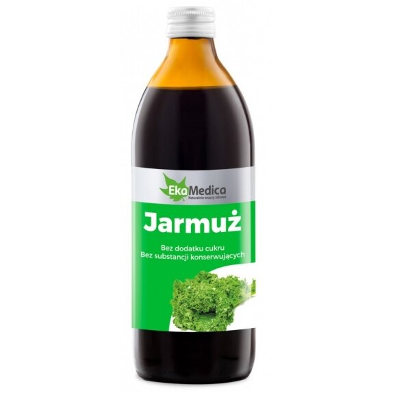 EkaMedica Sok z jarmużu 500 ml  cena 28,50zł