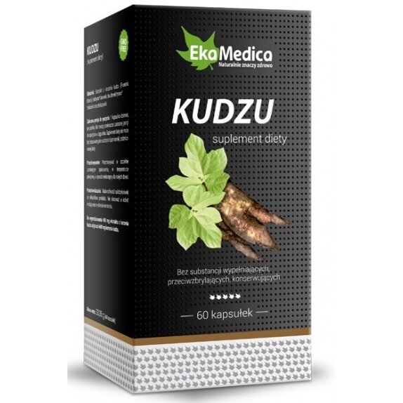 EkaMedica Kudzu 60 kapsułek cena 8,10$