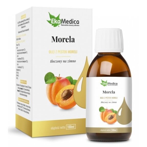 EkaMedica Olej z pestek moreli 100% 100 ml  cena 7,02$