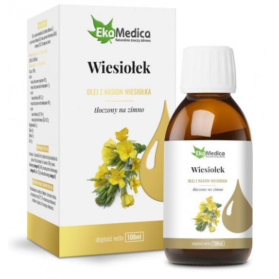 Olej z nasion wiesiołka z witaminą E 100 ml EkaMedica cena €7,99