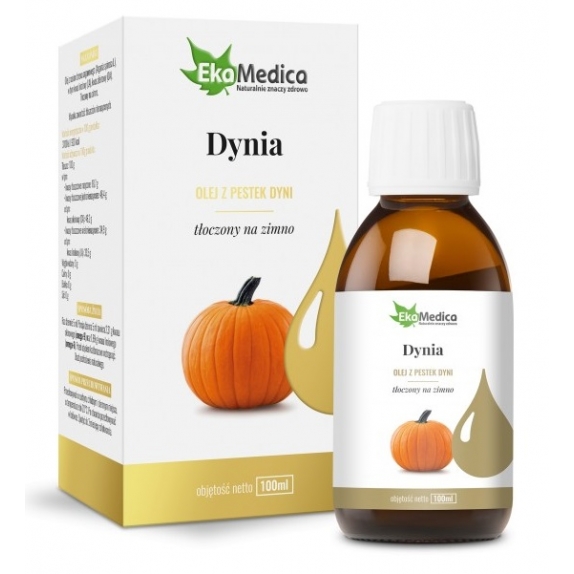 Olej z pestek dyni 100% 100 ml EkaMedica cena 15,85zł