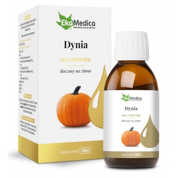 EkaMedica Olej z pestek dyni 100% 100 ml  cena 15,85zł