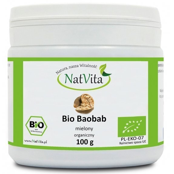 Baobab proszek 100 g Natvita cena 21,65zł