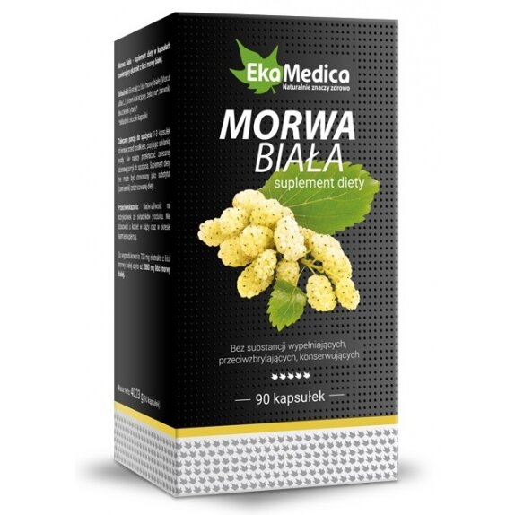 EkaMedica Morwa Biała 90 tabletek cena 19,85zł