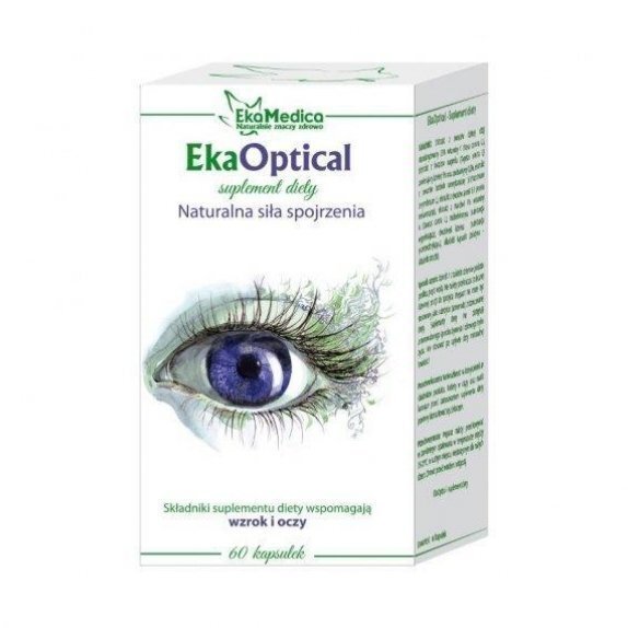 EkaOptical 60 kapsułek EkaMedica cena 21,45zł
