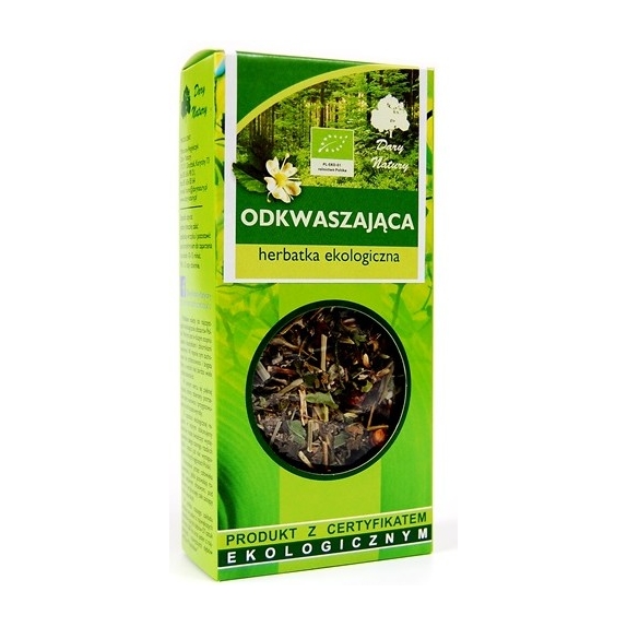 Herbata odkwaszająca 50 g BIO Dary Natury cena 9,09zł