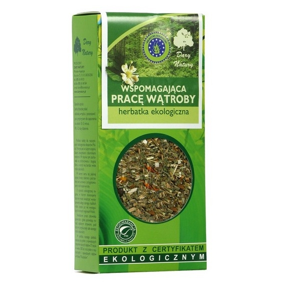 Herbata wspomagająca pracę wątroby 50 g BIO Dary Natury cena 8,05zł