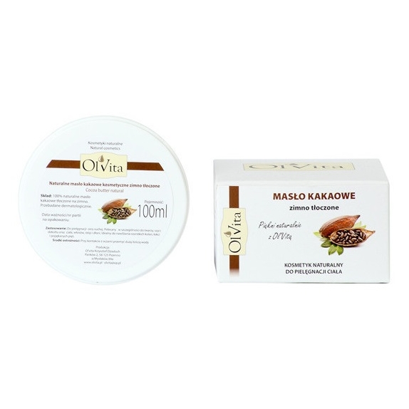 Masło kakaowe kosmetyczne 100 ml Olvita cena 21,90zł