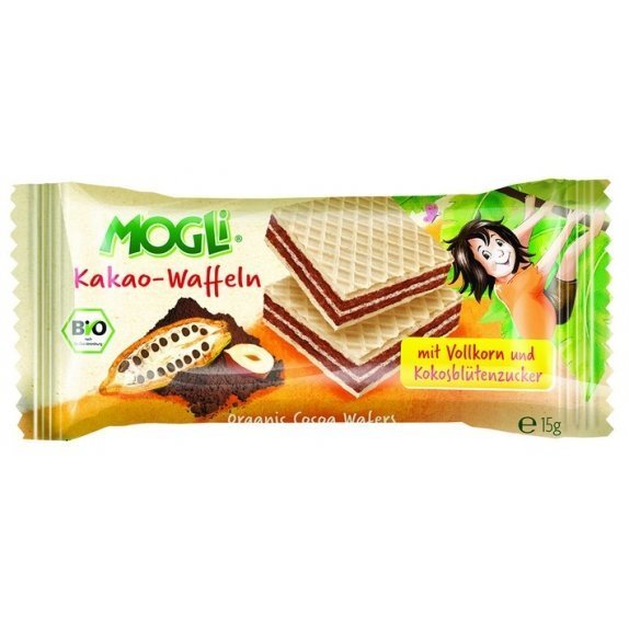 Wafelek kakaowy 15 g Mogli cena 0,84$