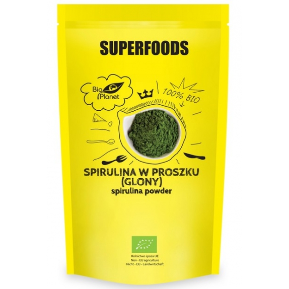 Spirulina w proszku (glony) 200 g BIO Bio Planet cena 20,35zł