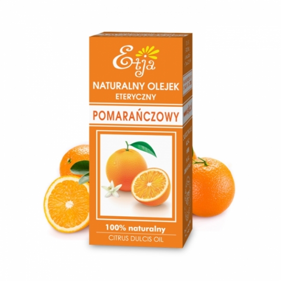 Olejek naturalny eteryczny pomarańczowy 10 ml Etja cena 10,85zł