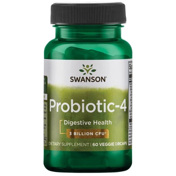 Swanson probiotic-4 60 kapsułek cena 32,90zł