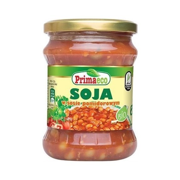 Soja w sosie pomidorowym 440 g Primaeco cena 8,18zł