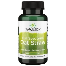 Swanson full spectrum oat straw (owies zwyczajny) 400 mg 60kapsułek