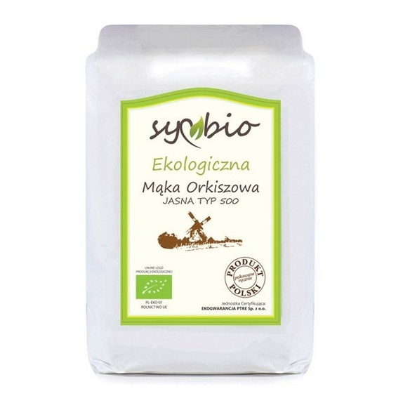Mąka orkiszowa typ 500 1 kg BIO Symbio cena 3,96$
