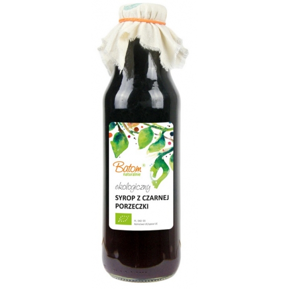 Syrop z czarnej porzeczki 750 ml BIO Batom cena 22,89zł