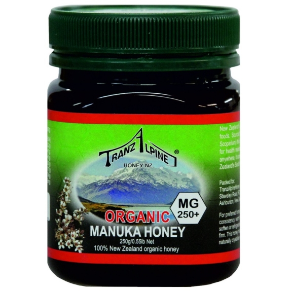 Miód manuka MGO 250+ 250 g BIO Tranzalpine cena 145,55zł