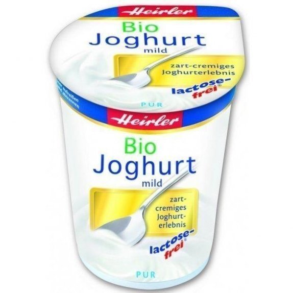 Jogurt naturalny bez laktozy 400 g Heirler cena 10,05zł