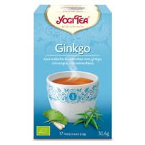Herbata ginko - miłorząb japoński 17 saszetek BIO Yogi Tea