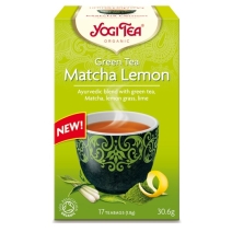 Herbata zielona matcha cytrynowa 17 saszetek BIO Yogi Tea