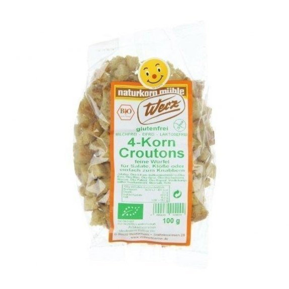 Grzanki bezglutenowe 4 zboża 100 g Werz cena 14,91zł