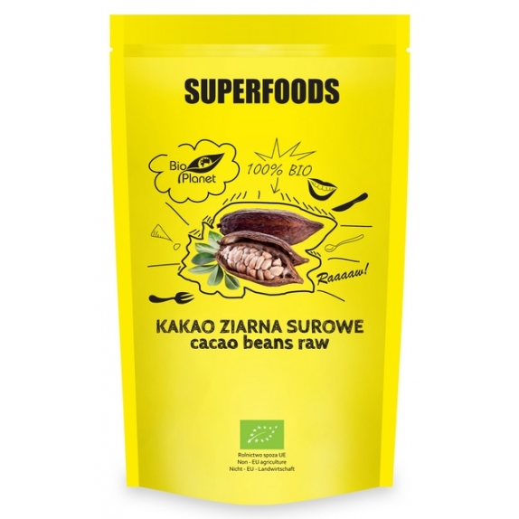 Kakao ziarna surowe 200 g BIO Bio Planet  cena €5,43