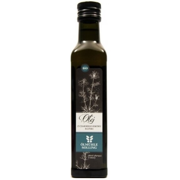 BIO Olej z czarnego kminu (czarnuszki) 250 ml Olmuhle Solling cena 83,90zł