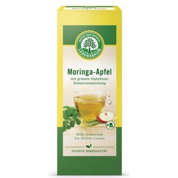 Herbatka moringa jabłko ekspresowa 20x2 g Lebensbaum cena 2,97$