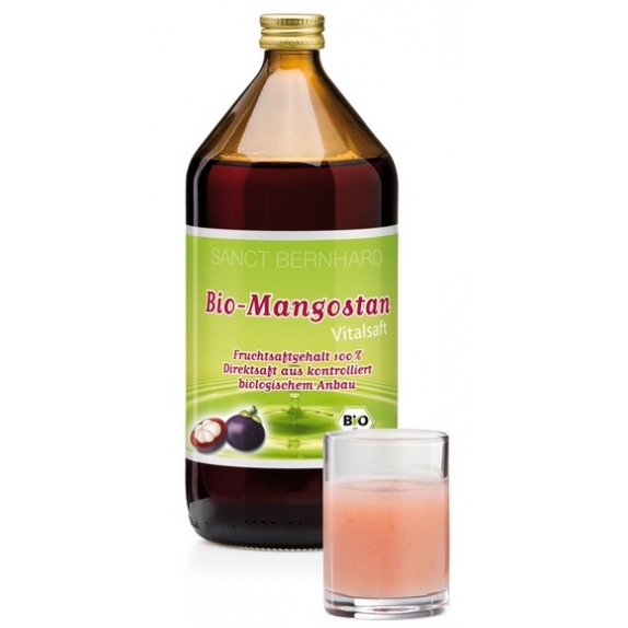 Sok z mangostanu BIO 1000 ml Sanct Bernhard cena 151,55zł