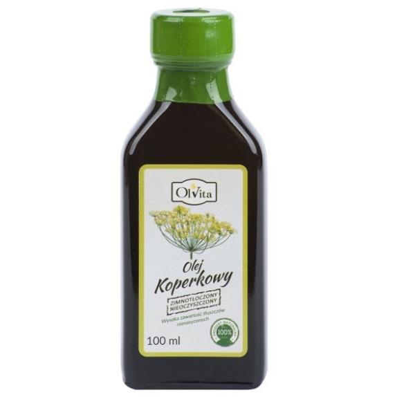 Olvita Olej koperkowy tłoczony na zimno 100ml  cena 28,34zł