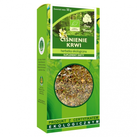 Herbatka ciśnienie krwi 50 g BIO Dary Natury cena 8,59zł