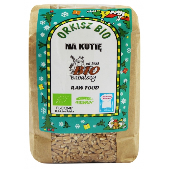Orkisz na kutię BIO 400 g Bio Babalscy cena 8,19zł