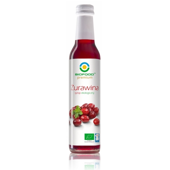 Syrop żurawinowy 250 ml BIO Bio Food cena 14,29zł