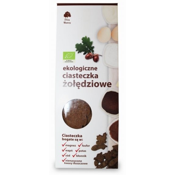 Ciastka żołędziowe 100 g Dary Natury cena 10,05zł