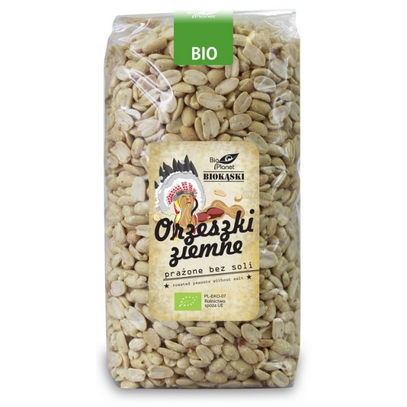 Orzeszki ziemne prażone bez soli 1kg BIO Bio Planet  cena €6,75