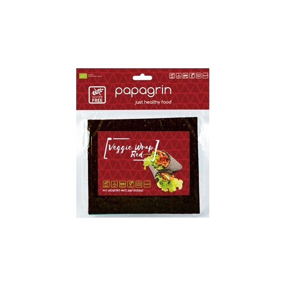 Tortilla wraps warzywna czerwona bezglutenowa 100 g BIO Papagrin  cena 20,25zł