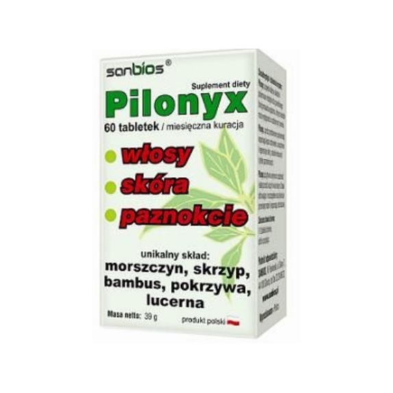 Sanbios pilonyx 60 tabletek cena 6,56$