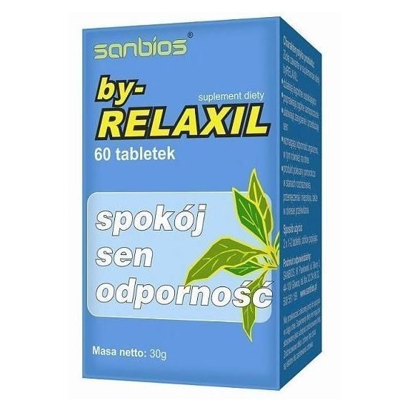 Sanbios by-relaxil (Biorelaxil) 60 tabletek cena 23,99zł