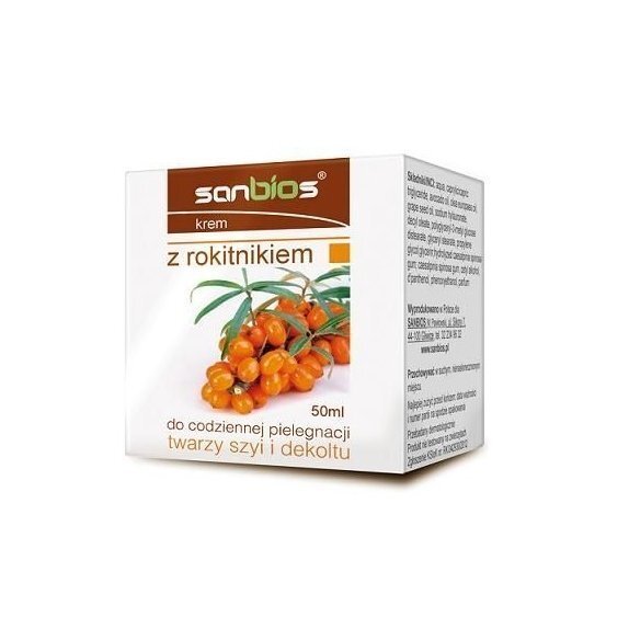 Sanbios krem z rokitnikiem 50 ml cena 7,10$